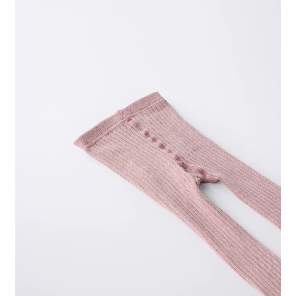 Zara Baby Ribbed Tights - Picture 2 of 6